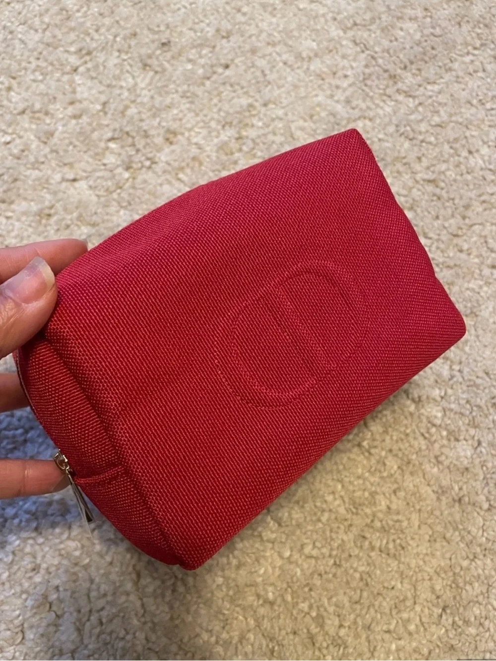 Christian Dior Red Cosmetic Pouch